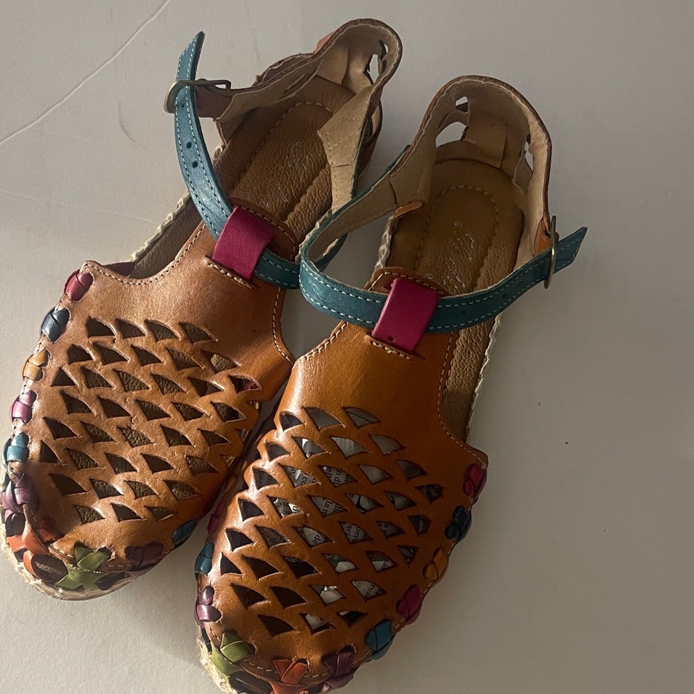 Mexx Multicolor Leather Espadrilles